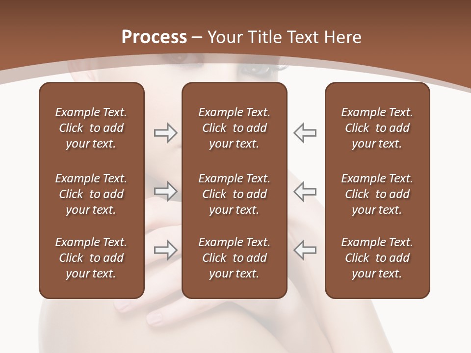 Sexy Hairstyle One PowerPoint Template
