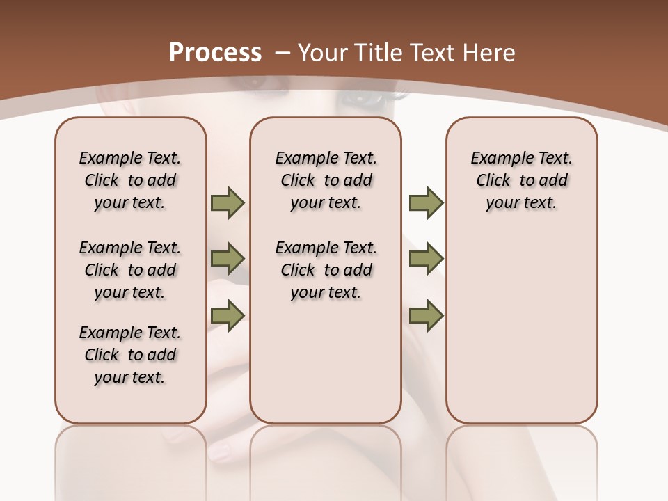 Sexy Hairstyle One PowerPoint Template