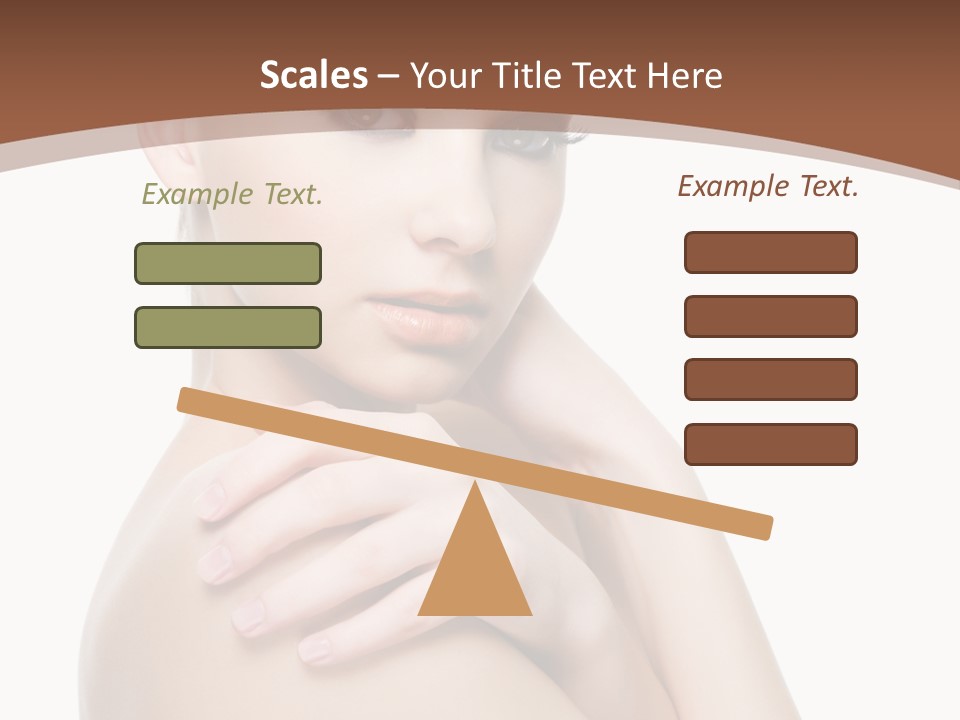 Sexy Hairstyle One PowerPoint Template