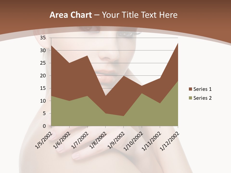 Sexy Hairstyle One PowerPoint Template