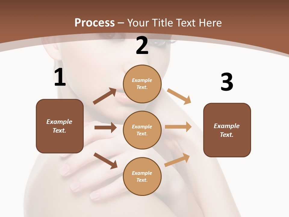 Sexy Hairstyle One PowerPoint Template