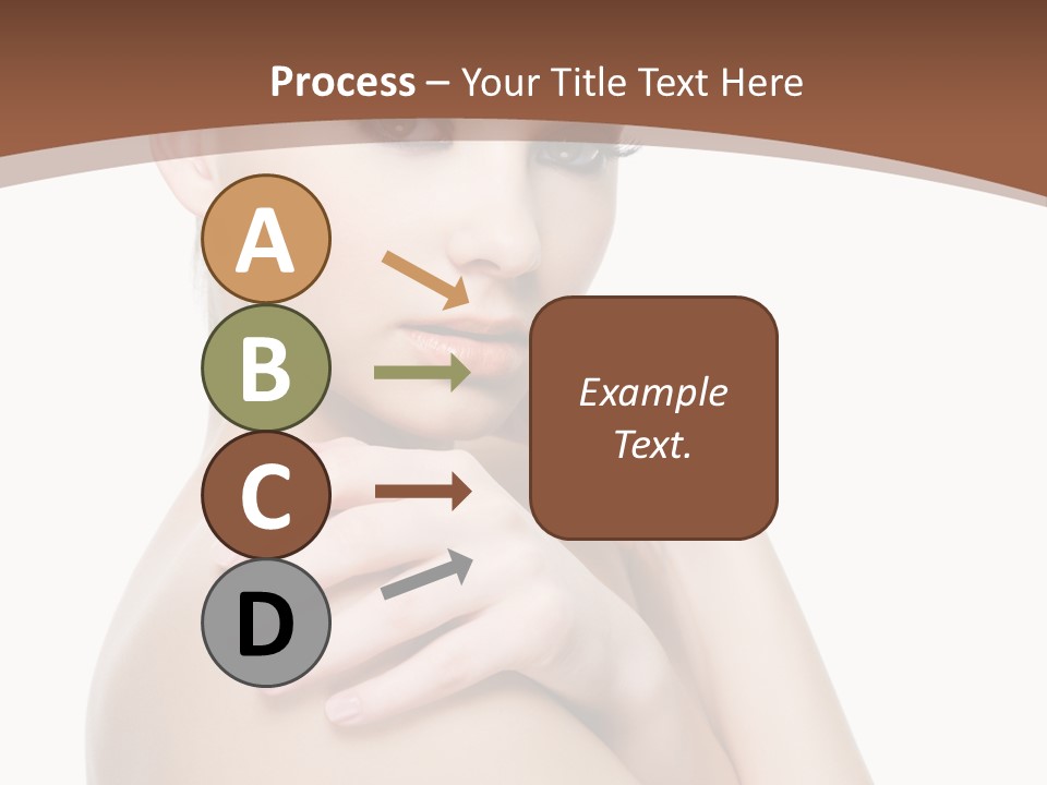 Sexy Hairstyle One PowerPoint Template