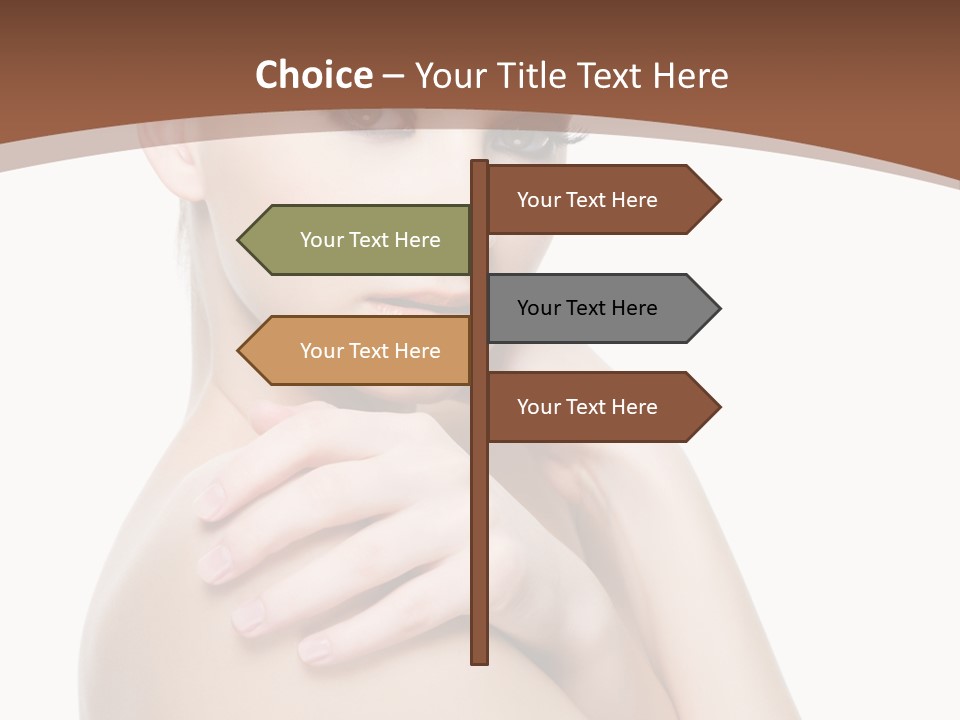 Sexy Hairstyle One PowerPoint Template