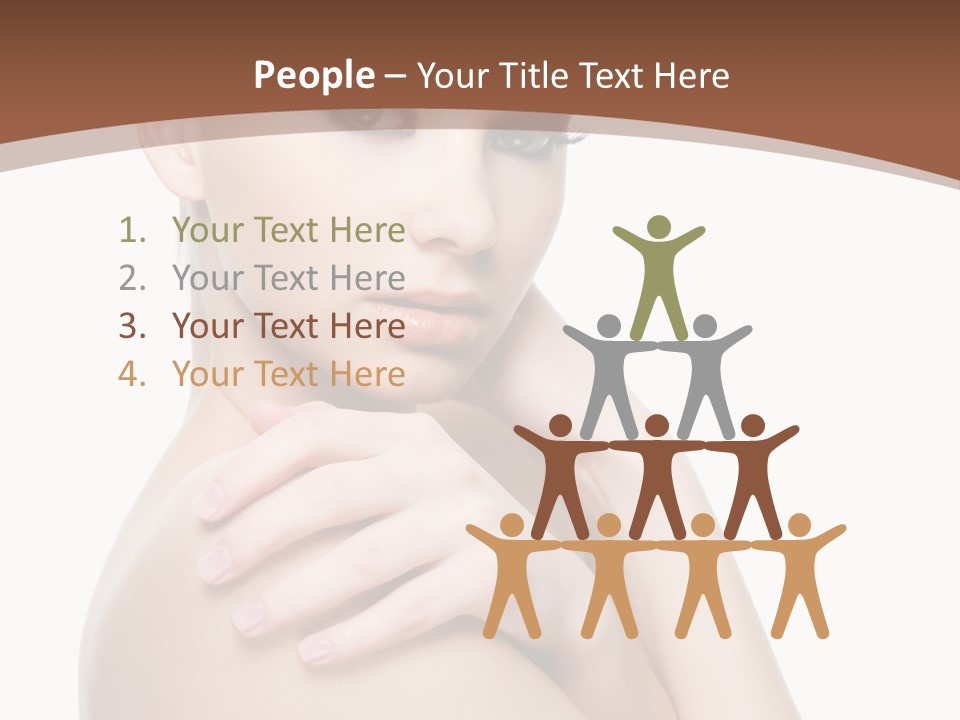 Sexy Hairstyle One PowerPoint Template