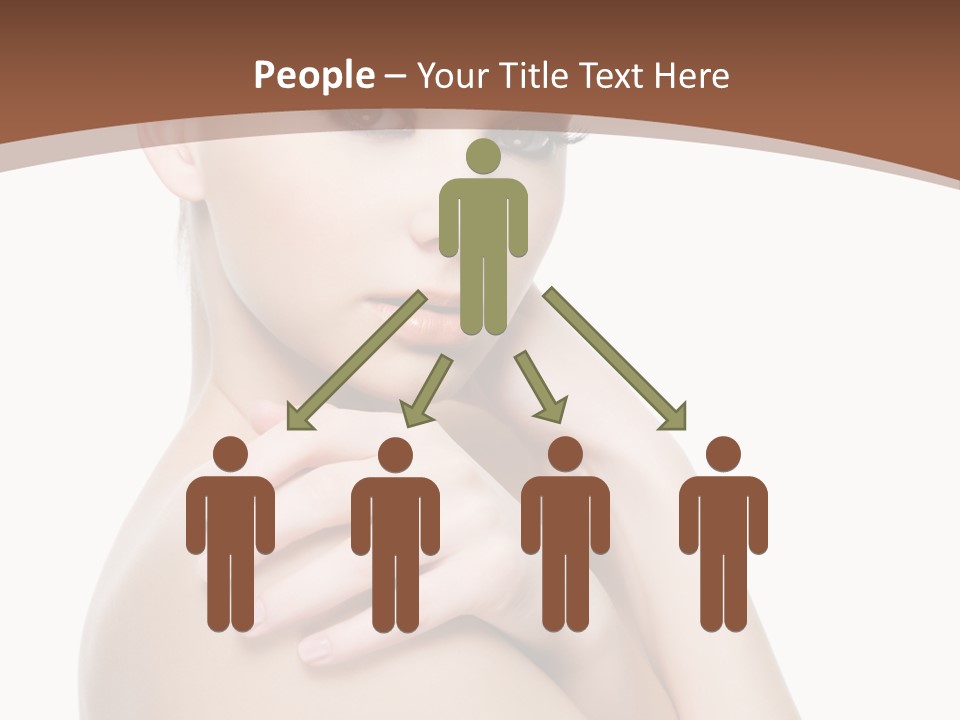 Sexy Hairstyle One PowerPoint Template