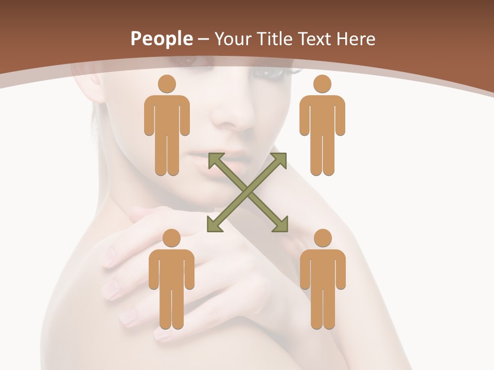 Sexy Hairstyle One PowerPoint Template