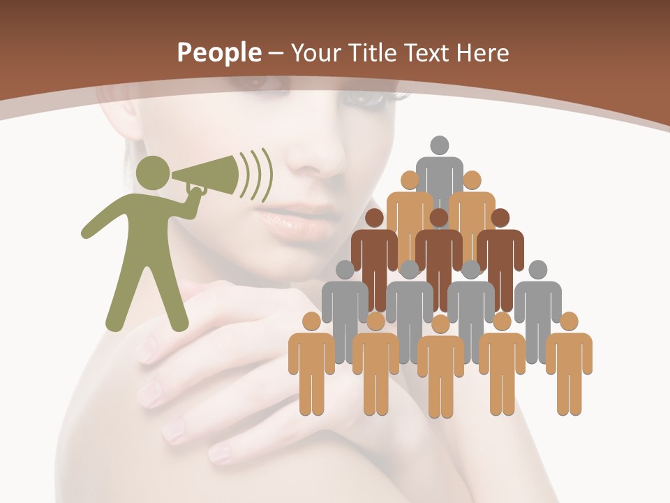 Sexy Hairstyle One PowerPoint Template