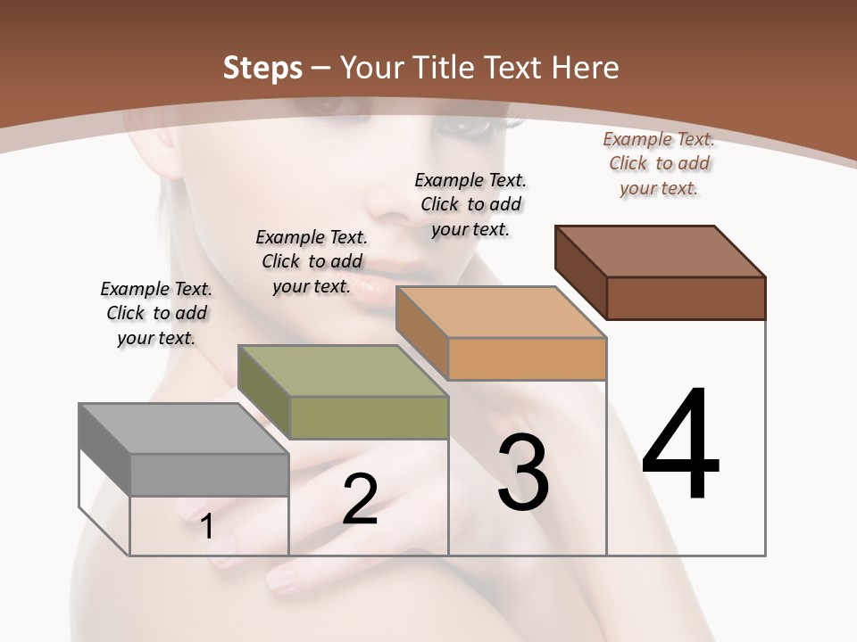 Sexy Hairstyle One PowerPoint Template
