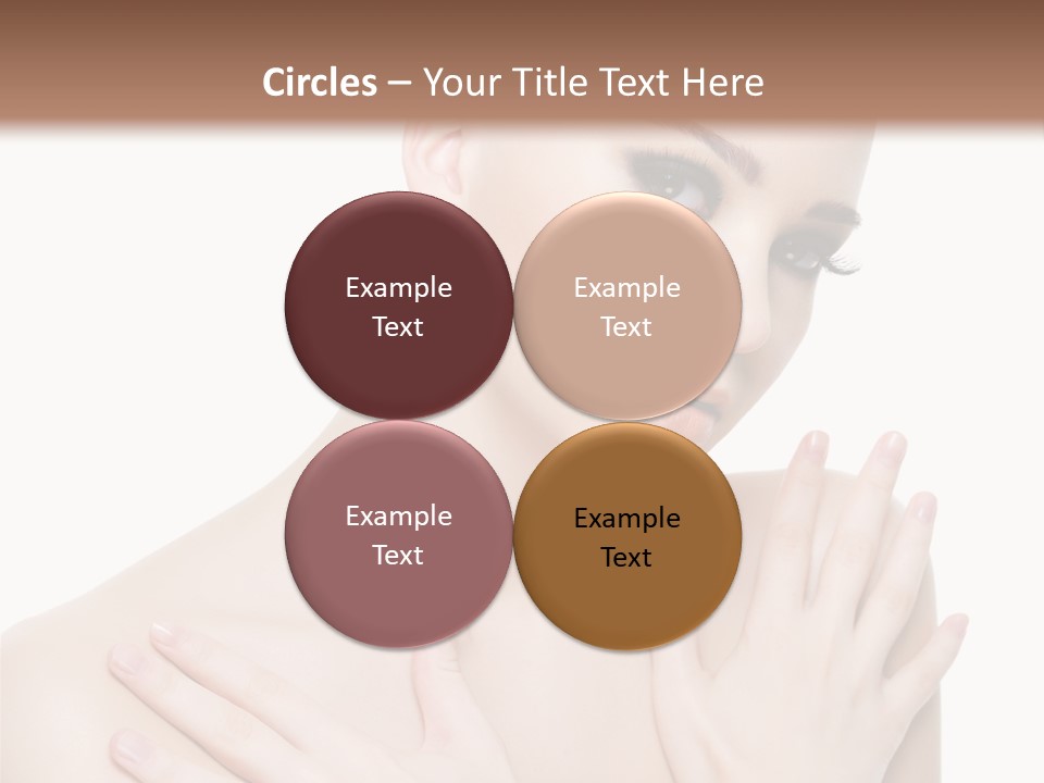 Head Shot  White Background PowerPoint Template