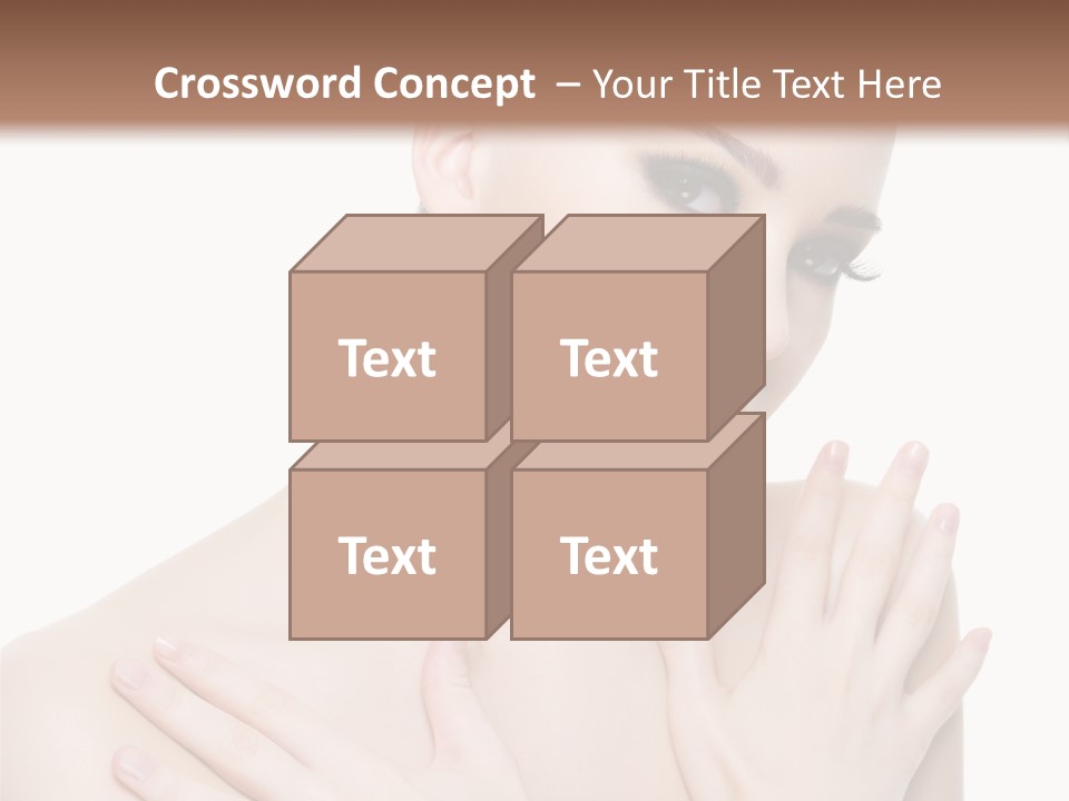 Head Shot  White Background PowerPoint Template