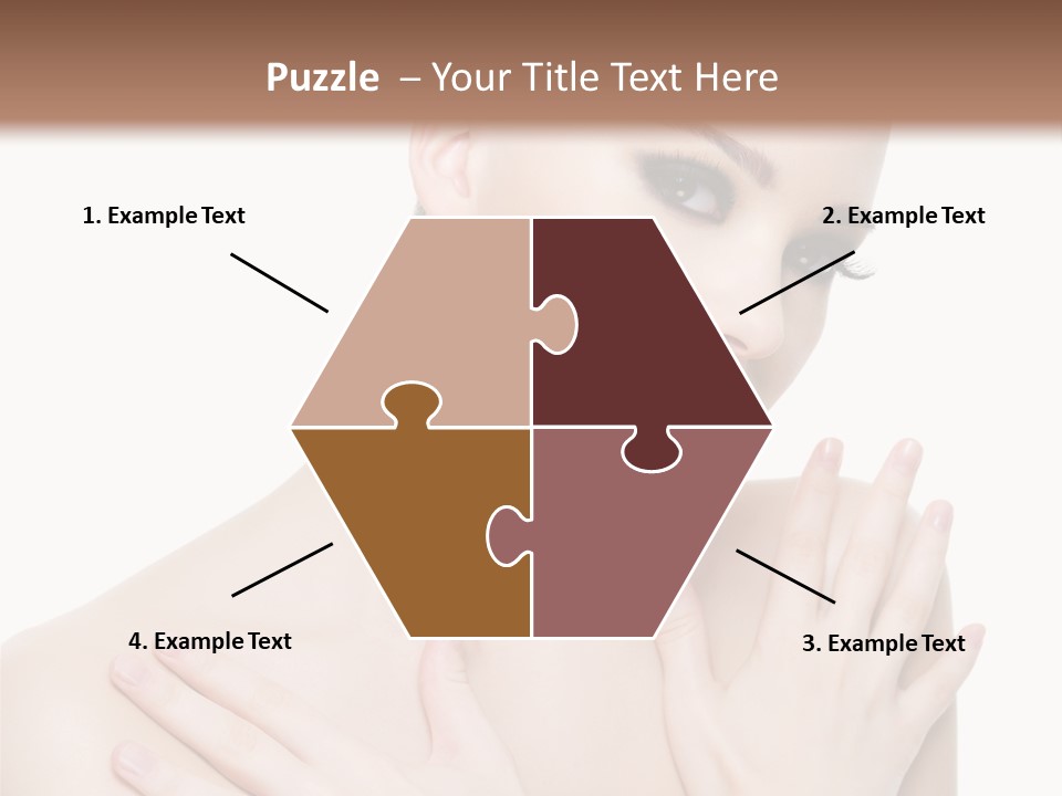 Head Shot  White Background PowerPoint Template