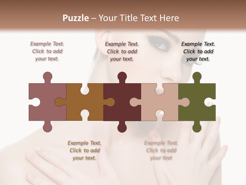 Head Shot  White Background PowerPoint Template