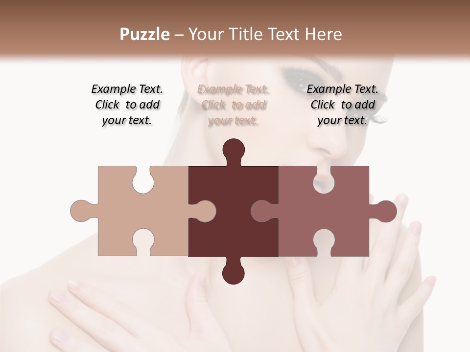 Head Shot  White Background PowerPoint Template