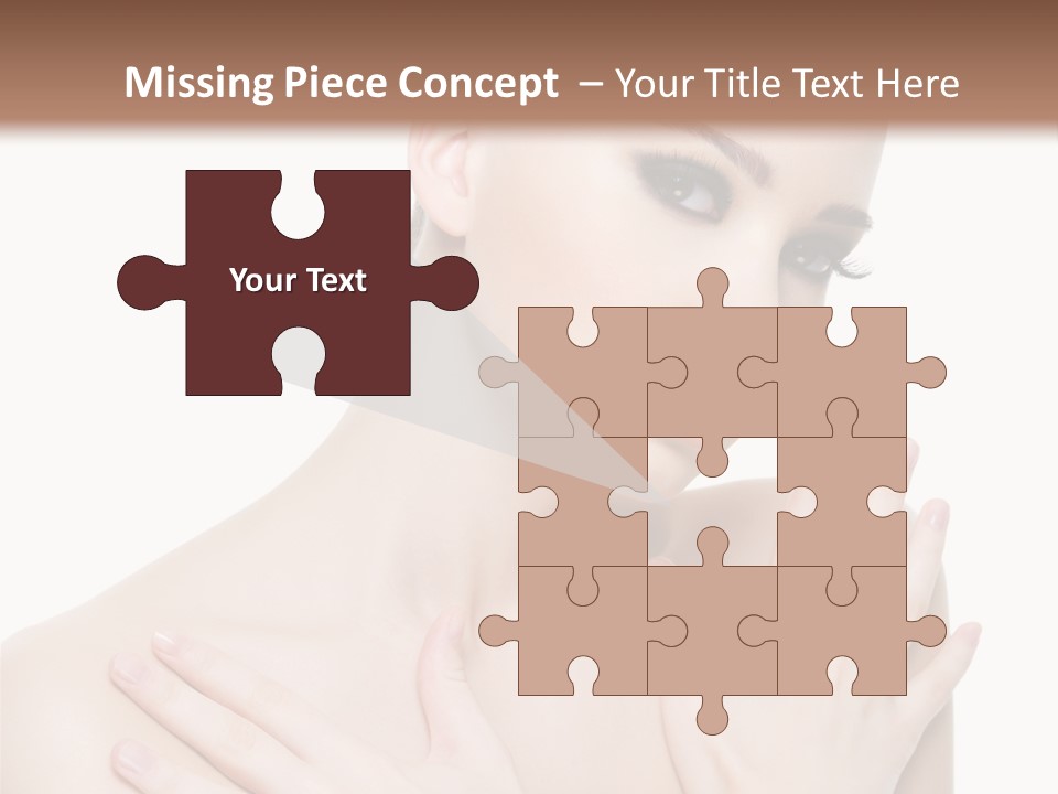 Head Shot  White Background PowerPoint Template