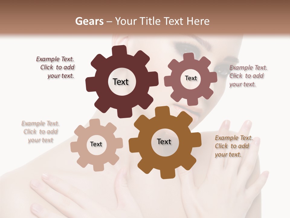 Head Shot  White Background PowerPoint Template