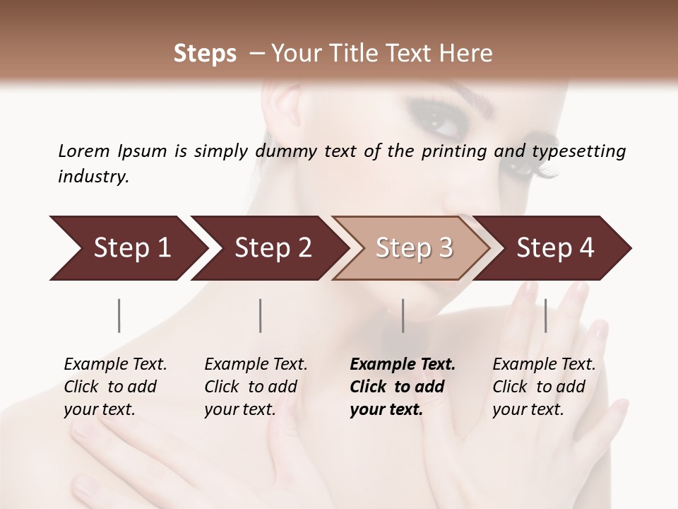 Head Shot  White Background PowerPoint Template