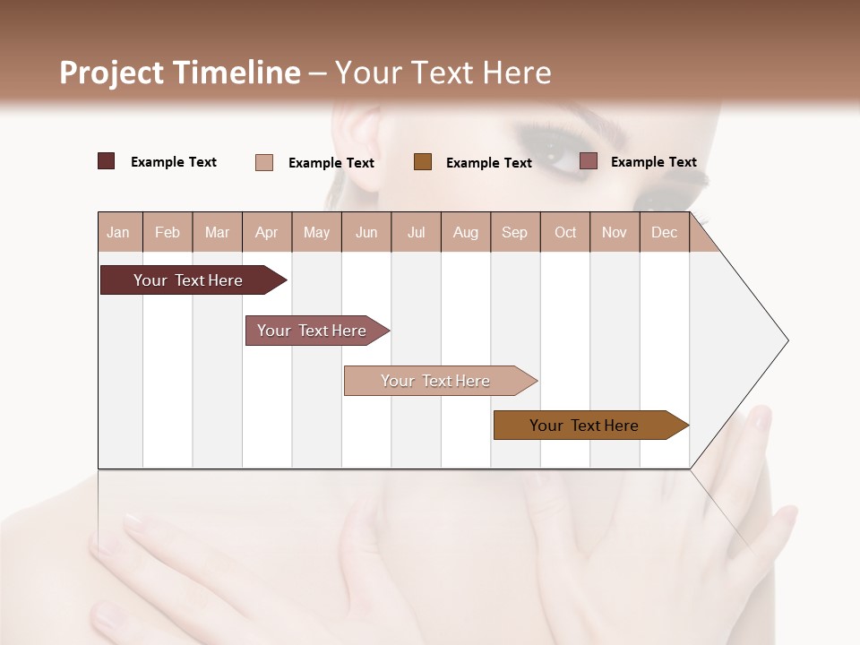 Head Shot  White Background PowerPoint Template