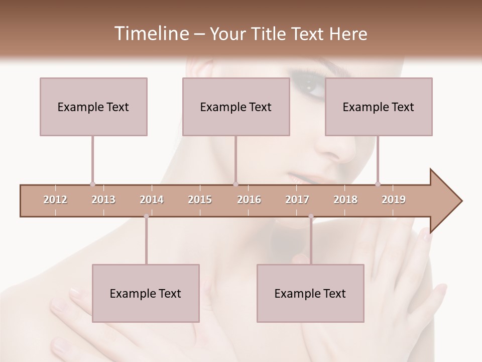 Head Shot  White Background PowerPoint Template
