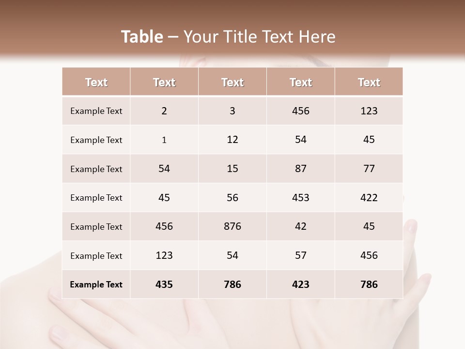 Head Shot  White Background PowerPoint Template