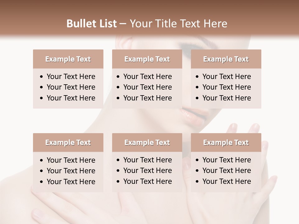 Head Shot  White Background PowerPoint Template