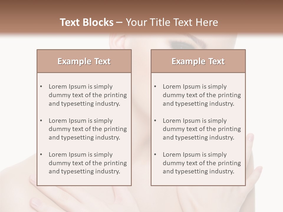 Head Shot  White Background PowerPoint Template
