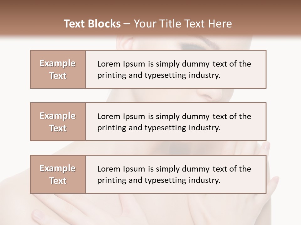 Head Shot  White Background PowerPoint Template