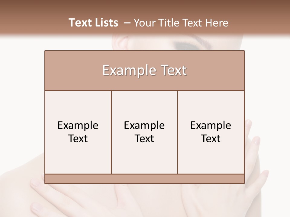 Head Shot  White Background PowerPoint Template