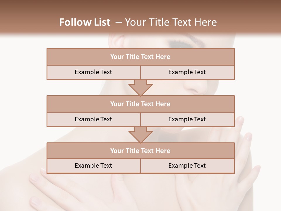 Head Shot  White Background PowerPoint Template