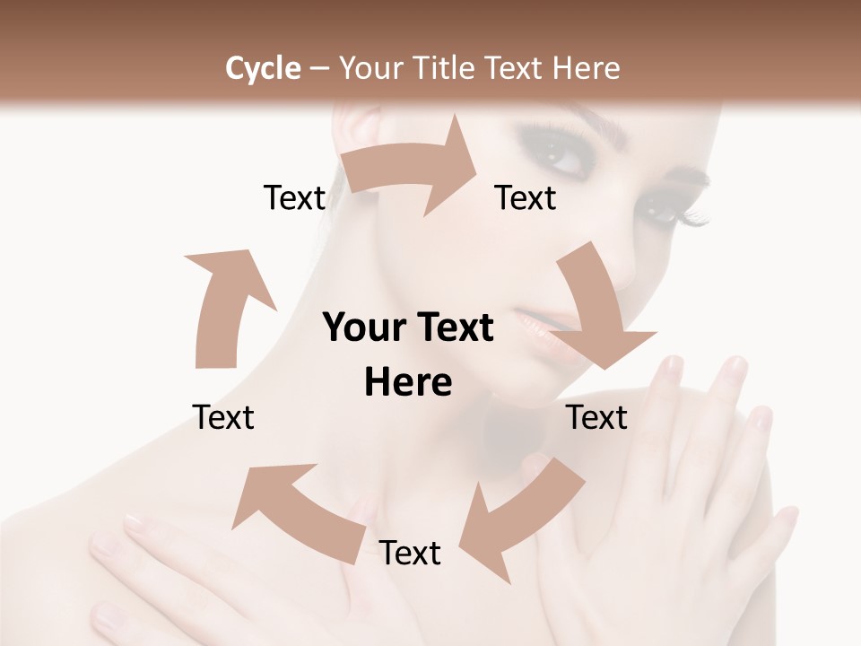 Head Shot  White Background PowerPoint Template