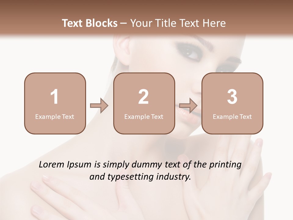 Head Shot  White Background PowerPoint Template