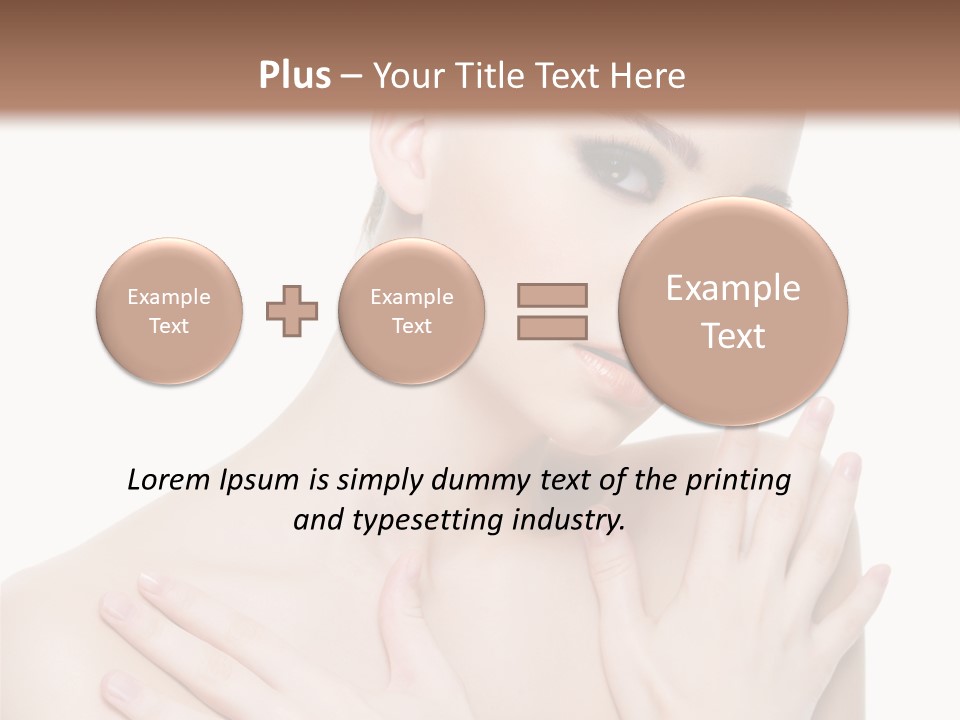 Head Shot  White Background PowerPoint Template