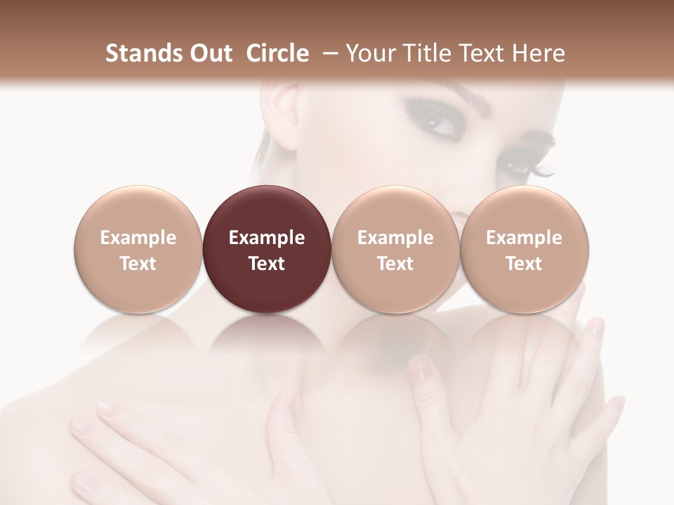 Head Shot  White Background PowerPoint Template