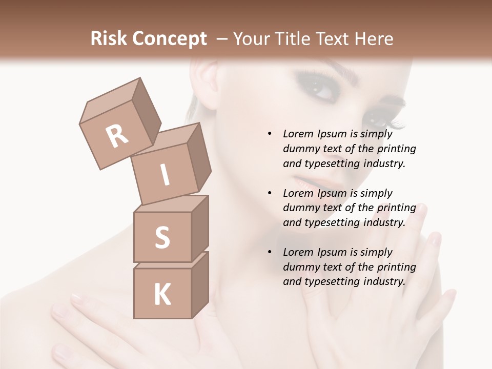 Head Shot  White Background PowerPoint Template