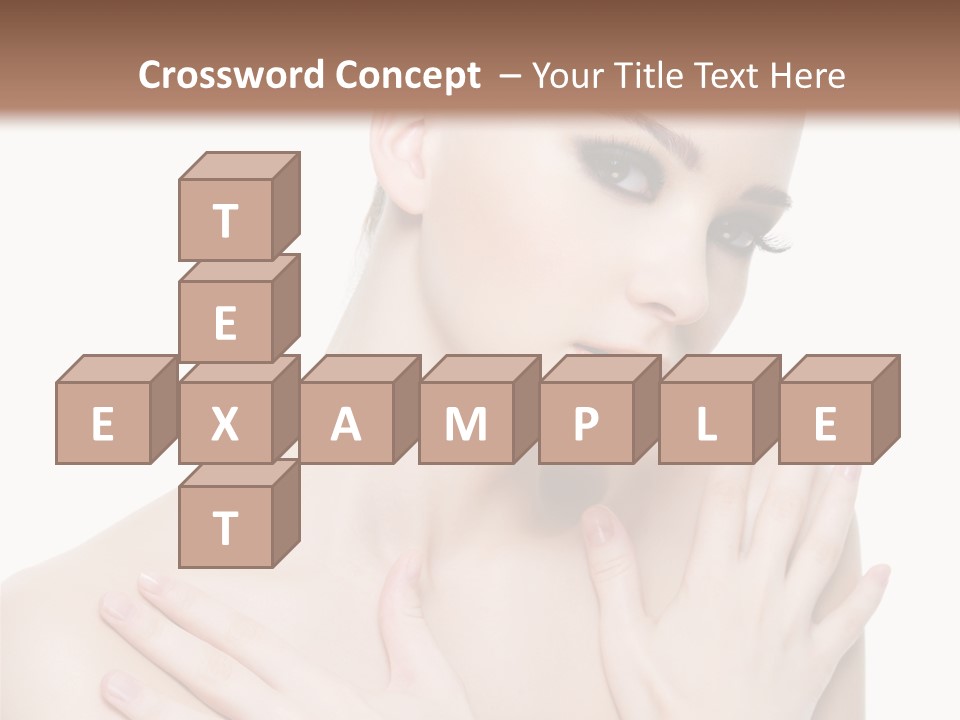 Head Shot  White Background PowerPoint Template