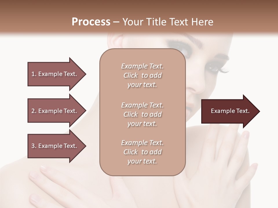 Head Shot  White Background PowerPoint Template