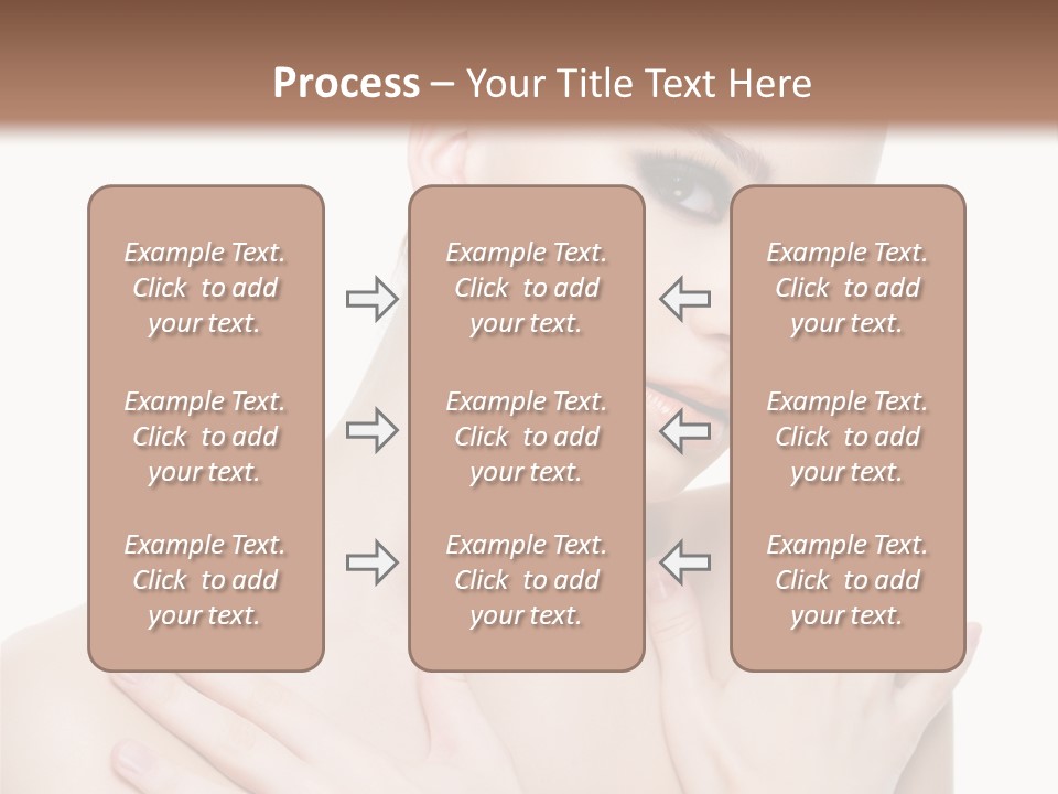 Head Shot  White Background PowerPoint Template