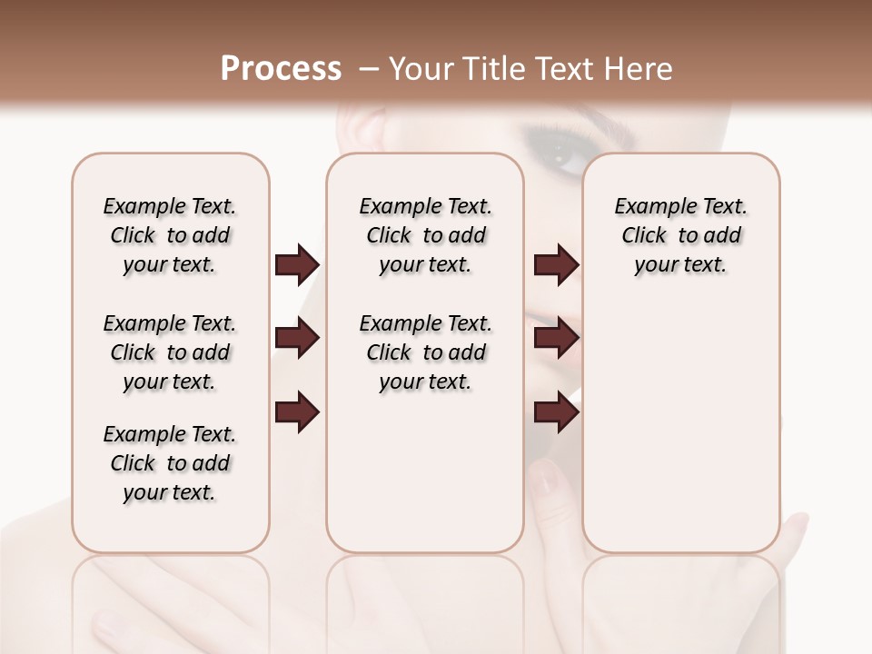 Head Shot  White Background PowerPoint Template
