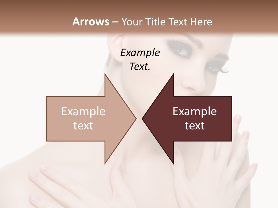 Head Shot  White Background PowerPoint Template