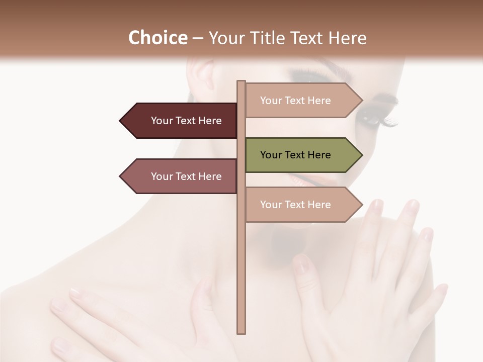 Head Shot  White Background PowerPoint Template