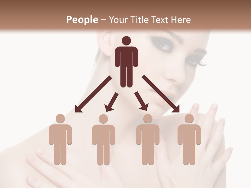 Head Shot  White Background PowerPoint Template