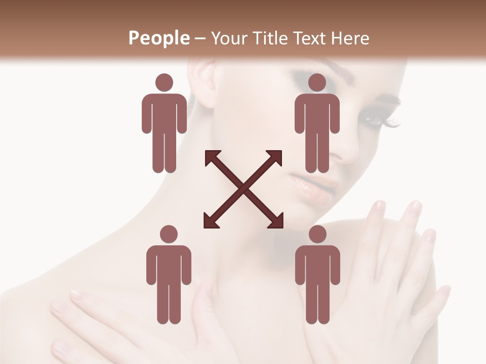 Head Shot  White Background PowerPoint Template