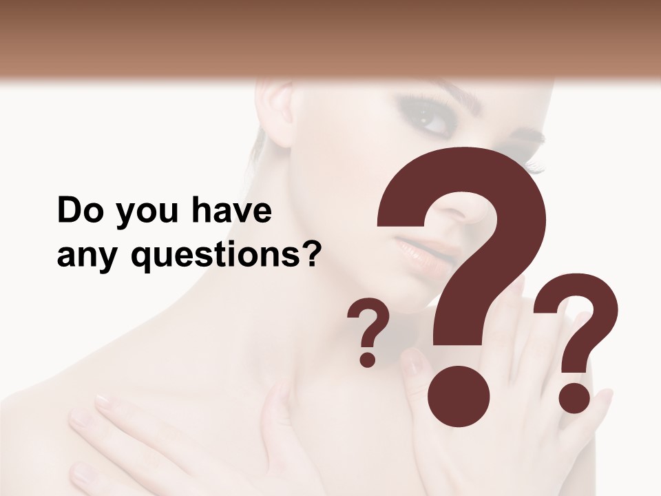 Head Shot  White Background PowerPoint Template