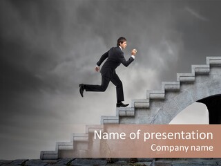 Young Sky Business PowerPoint Template