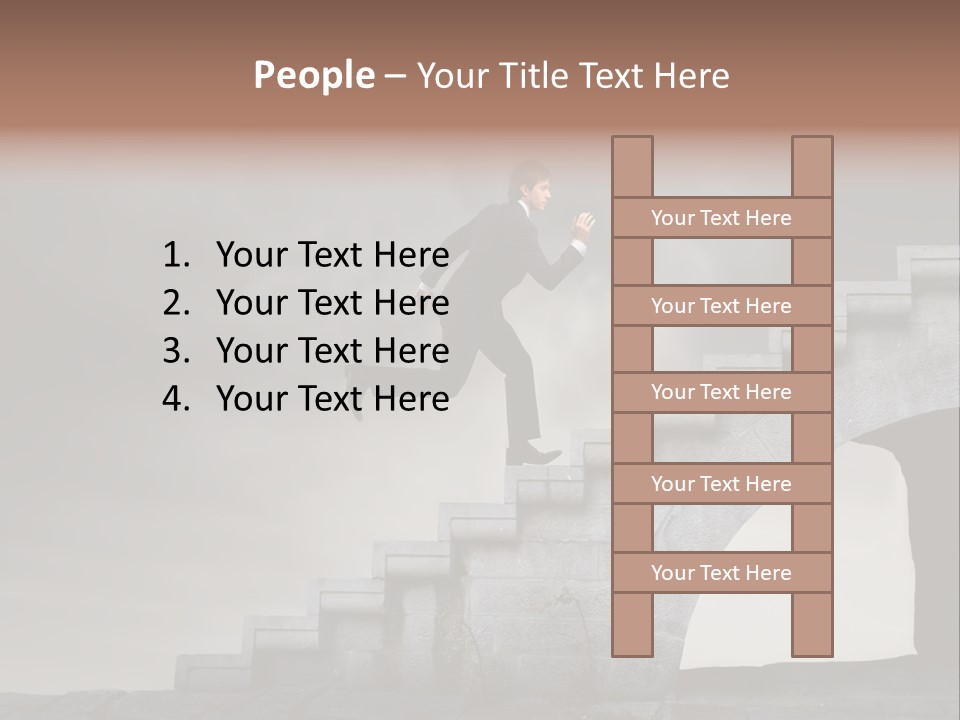 Young Sky Business PowerPoint Template