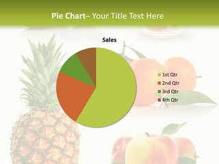 Leaf Set Tangerine PowerPoint Template