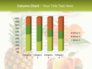 Leaf Set Tangerine PowerPoint Template