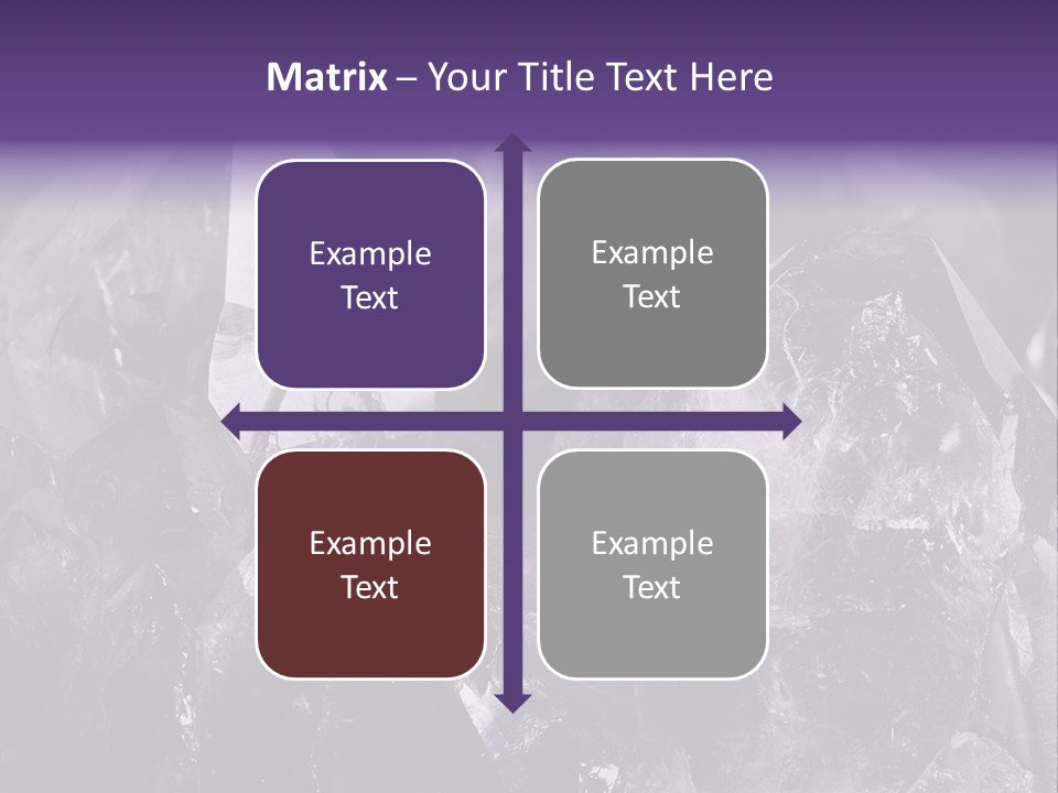 Rock Gem Crystal PowerPoint Template