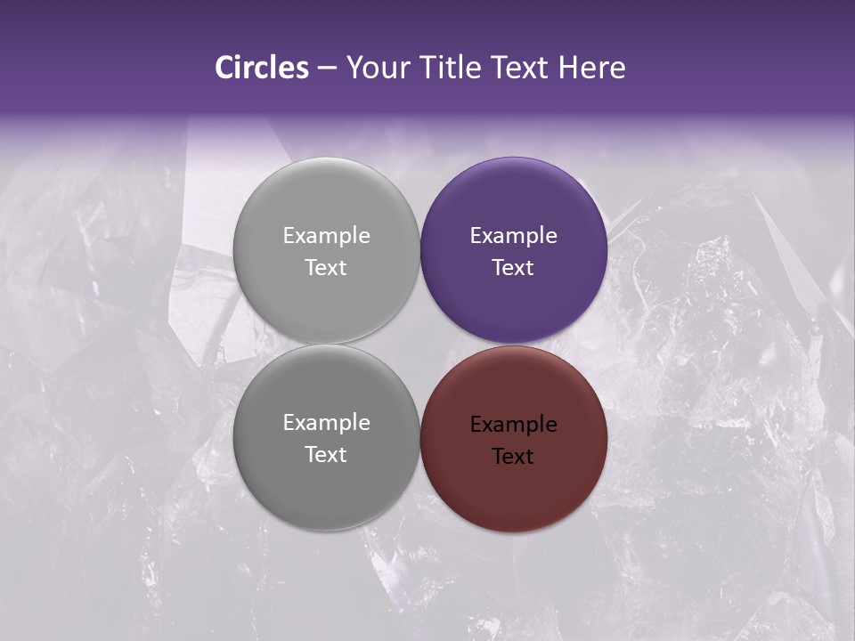 Rock Gem Crystal PowerPoint Template