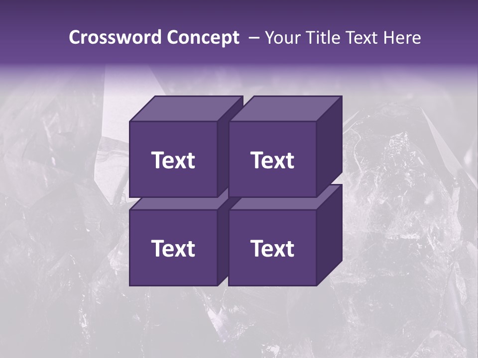 Rock Gem Crystal PowerPoint Template