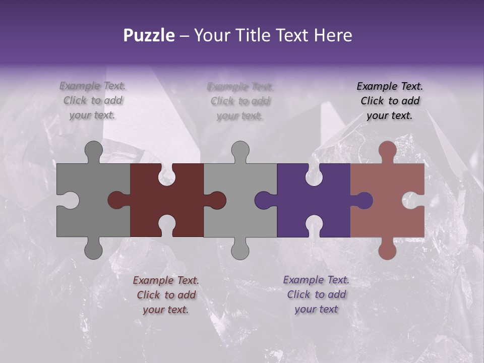 Rock Gem Crystal PowerPoint Template